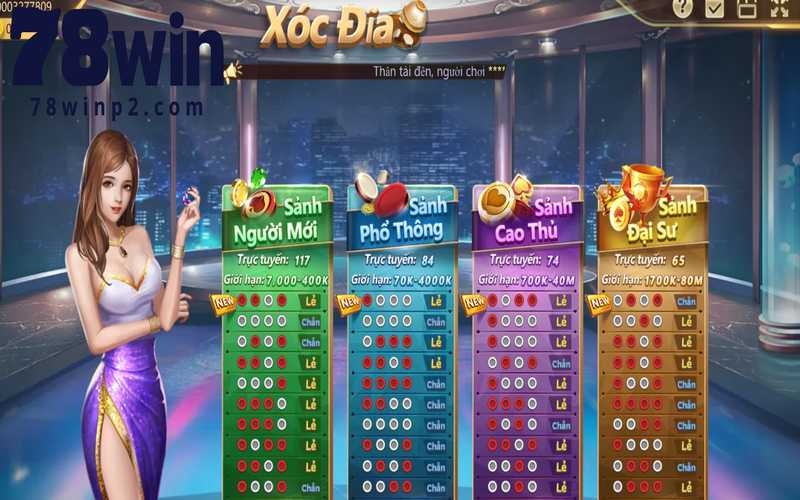 Xóc đĩa 78WIN với tỷ lệ trả thưởng lớn đã thu hút bet thủ tham gia